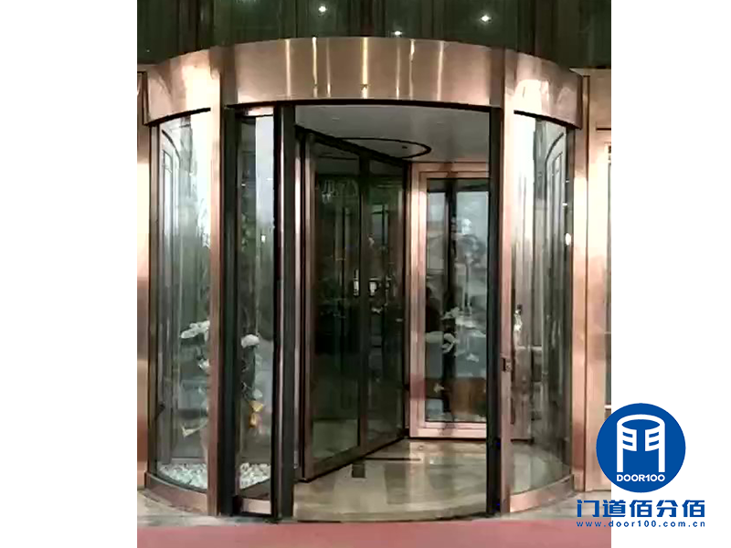 濟南某度假村美亞寶盾兩翼旋轉門驅動總成維修服務